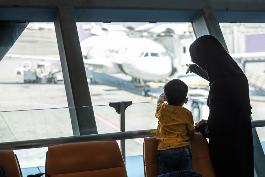 How to survive a layover with children